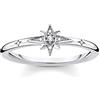 Thomas Sabo anello da donna stella con pietre argento 925 TR2317-051-14