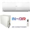 CLIMATIZZATORE MONO SPLIT 30000 MOTOCONDENSATO AD ACQUA SENZA UNITA' ESTERNA DC INVERTER INAIR POMPA DI CALORE A++A+ WI FI INTEGRATO LINEA 2026