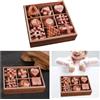 Puzzle in legno Rompicapo Puzzle mentali Scatola per bambini Gioco per