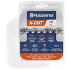 Husqvarna X-Cut SP33G - Catena per motosega da 45,7 cm, passo 825,5 cm, calibro 127 cm, 72 maglie di trasmissione, lama di ricambio pre-allungata con lubrificazione superiore e contraccolpo basso,