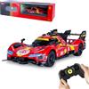 JAMARA 402247 Ferrari 499P 1:24 2,4 GHz - Auto telecomandata RC Car, auto giocattolo per bambini con telecomando, modello auto, regalo per bambini, regolazione manuale dello sterzo
