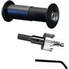 Lynqvor Kit spioncino in ottone con spioncino per porta da 16 mm, copertura per fori per porte da 1-3/8 a 2-1/4,con Copertura Privacy, Lente Ottica HD, Angolo di Visione 200°, per Casa, Ufficio e Hotel