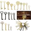 Zayin Set di 19 chiavi a scheletro universali, per mobili antichi, mobili antichi, ante di armadi, orologi a nonno, armadi o porte in stile antico