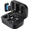 Hollyland LARK A1 Duo Mini microfono wireless per iPhone 15/16 e Android (2 TX RX USB C