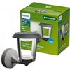 PHILIPS Applique da esterno Philips Nuvy, 800 lm, 2700 K, PowerShield, IP44 resistente alle intemperie, durevole, alluminio, LED integrato, grigio antracite