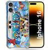 Cokitec Cover rinforzata per Apple Iphone 16 Manga One Piece Sunny