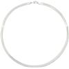 Silverly Collana con Catena a Spina di Pesce Larga in Argento 925 per Donna, 45cm | Catena a Serpente Piatta in Argento Sterling da 5mm per Stratificazione | Catene Eleganti e Minimaliste