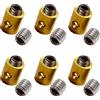 Lynqvor Morsetto Del Cavo Acceleratore Ø5x6mm Gas Universale per Carburatore di Alta Qualità per Scooter, Moto, Quad (6 morsetti)