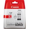 Canon 0318C007 Cartuccia Multipack PGI-570PGBK (Conf. da 2 pz.) originale NERO