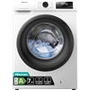 Hisense WFQE7012EVM Lavatrice Slim Carica Frontale 7kg Classe A 1200 giri Vapore Motore