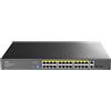 Cudy Switch PoE+ non gestito Cudy a 24 porte Gigabit Ethernet, 300 W, PoE+ 802.3af/at, 2 SFP + 2 porte uplink, VLAN, rack 19", GS1026PS2