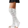 Risipu Scaldamuscoli da donna per yoga, danza classica, scaldamuscoli, accessori alla moda per autunno inverno, bianco, Etichettalia unica