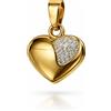 Gioielleria Lucchese Oro Ciondolo Cuore Oro Giallo GL102401