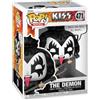 Funko Pop! Sayings: The Demon - (R&R All Night) - KISS - Figura in Vinile da Collezione - Idea Regalo - Merchandising Ufficiale - Giocattoli per Bambini e Adulti - Music Fans