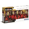Clementoni - 39545 - Puzzle Panorama - La Casa Di Carta - 1000 Pezzi - Made In Italy - Puzzle Adulti Netflix