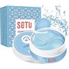 Setù - 60 Patch Occhi con Niacinamide, Collagene e Acido Ialuronico. Patch Occhiaie e Borse, Maschera Contorno Occhi Occhiaie