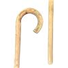 Bastone da passeggio in legno di castagno per anziani leggero resistente 929