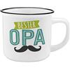 GRUSS & CO New Bone China 45767 - Tazza in porcellana smaltata, 35 cl, regalo nonno, compleanno, tazza con scritta in lingua tedesca