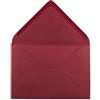 Glüxx-Agent 25 Buste DIN C6 Rosso Scuro 114 X 162 mm 120 G/M² incollaggio Lettera di buste senza finestra per inviti & Novità del suo gluexx Agent
