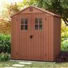 Keter Casetta in Resina 2 Porte 2 Finestre Darwin 6x4 cm 190x122x h. 221