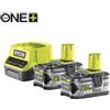 Ryobi Kit Energy 18V - 2 Batterie 5Ah + Caricatore Veloce