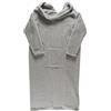 HOME DECO FACTORY, TX0330, Coperta Ultra Accogliente a Maniche Lunghe Grigio Chiaro, Collo a Scialle Ampio, Pratica Tasca sulla Pancia, Ideale per coccolarsi e Rilassarsi, Taglia Unica, Colore Grigio