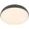 BRILONER - Plafoniera LED, dimmerabile, da bianco caldo a bianco neutro, lampada, plafoniera soffitto, camera da letto, 35x8,5 cm, antracite