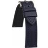 AIMVALUE Cinturino orologio in tela di vela della barca da 18mm 20mm 22mm blu scuro nero con cuciture bianche imbottito impermeabile resistente all'acqua subacqueo waterproof (22 mm, Blu)