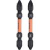QUARKZMAN 2pz Punte Avvitatore a Croce a Doppia Estremità Magnetiche Acciaio S2 da 6.35mm PH2 con Attacco Esagonale da 1/4 Lunghezza 65mm. Punte Avvitatore per Driver ad Impatto