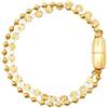 Breil, Collezione Magnetica System, Bracciale Donna, Bracciale Doppio con Catena Fancy e Ball Chain in Acciaio, Chiusura Magnetica, Lunghezza 17 cm, Idea Regalo Donna