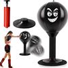 GOMETY Punching ball - Mini sacco da boxe con ventose forti e pompa ad aria, per la casa e la scrivania per alleviare lo stress, da tavolo