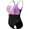 SPEEDO WOMENS SHAPING CONTOURECLIPSE PRINTED SWIMSUIT Costume da bagno Donna