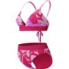 SPEEDO WOMENS PRINTED BANDED TRIANGLE 2 PIECE Costume da bagno Donna