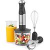 Salter Set Frullatore 3 in 1 600W - Sbatti, Frulla & Tritura, Include Accessorio per Sbattitore e Frullatore, Ciotola da Tritatura da 500ml, Bicchiere di Conservazione da 700ml, Velocità Variabili