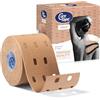 CureTape Punch Original - Nastro kinesiologico extra elastico, certificato MDR, 5 cm x 5 m, colore: Beige