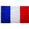 TCTOHZNG Bandiera francese, 60 x 90 cm, bandiera francese con passacavo in ottone oxford 210D con strisce cucite, qualità eccellente, adatta per esterni e interni Drapeau francais France flag