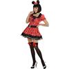 W WIDMANN MILANO Party Fashion - Costume da topo, vestito con sottogonna, topo, costume da animale, costumi in maschera