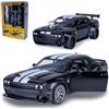 JAMARA 402615 Dodge Challenger SRT Jailbreak Diecast 1:36 2 in 1 - Modellino auto giocattolo per bambini, modello mini veicoli, idea regalo per bambini, porte apri/chiudi manualmente, tuning