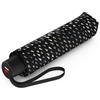 Knirps A.050 - Ombrello tascabile Medium Manual, compatto e resistente alle tempeste, stabile, antivento, Nero caldo, Centre