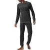 Schiesser Lungo Set di Pigiama, Antracite Mel, 62 Uomo