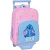 safta STITCH BRIGHT - Zaino per bambini con carrello Safta 705, ideale per bambini di diverse età, comodo e versatile, qualità e resistenza, 26 x 11 x 34 cm