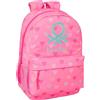 safta BENETTON HEART - Zaino scuola per bambini, ideale per bambini di diverse età, comodo e versatile, qualità e resistenza, 30 x 14 x 46 cm