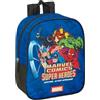 safta AVENGERS - Zaino per bambini, zaino per bambini, zaino per scuola, adattabile al carrello, ideale per asilo, comodo e versatile, qualità e resistenza, 22 x 10 x 27 cm
