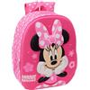 safta MINNIE MOUSE - Zaino scolastico, con design 3D, ideale per bambini di diverse età, comodo e versatile, qualità e resistenza, 27 x 10 x 33 cm