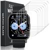 Pnakqil 8 Pezzi Vetro Temperato per Xiaomi Redmi Watch 5 Lite Pellicola Protettiva,Durezza 9H Antigraffio Senza Bolle Ultra HD Trasparente Installazione Facile Sensibile al tocco Vetrino Protezione