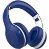 EarFun K2 Cuffie Bluetooth Bambini, Cuffie Wireless e Cablato, Limitatore Volume Sicuro 85/94 dB, 40 Ore Autonomia, Over-Ear Pieghevoli e Regolabili per Scuola/Tablet/Viaggio, Bluetooth 5.4, Blu