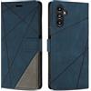 SONWO Cover per Galaxy A04 / Galaxy A04S / Galaxy A13 (4G/5G) Custodia, Flip Caso in PU Pelle Case Cover Premium Portafoglio Custodia per Galaxy A04 / Galaxy A04S, Slot per Schede, Blu