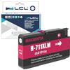 LCL Cartucce d'inchiostro 711XL 711 XL CZ131A Compatibile (1 Magenta) Sostituzione per HP Designjet T120 24 T120 610 T520 24 T520 36 T520 610 T520 914 T125 24 T530 T130 T525