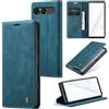 Phernykas Cover per Sony Xperia 10 VII Libro Pelle Portafoglio, [Porta Carte] [Magnetica] Premium PU Flip Wallet Custodia Cellulare Protection per Sony Xperia 10 VII Leather Case, Blu-verde