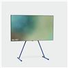Pedestal Viva TV - Supporto per TV da 40 a 70 pollici, design moderno, robusti piedini per TV in acciaio, elegante base per TV con gambe inclinate e piedini arrotondati (blu)
